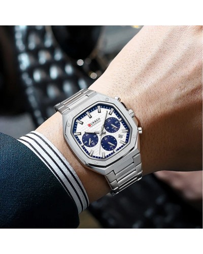 Купить Curren 8459 Silver-White