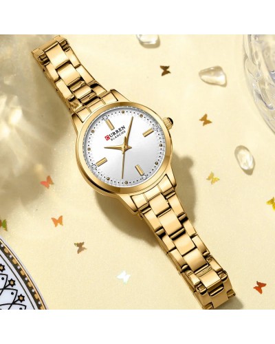 Купить Curren 9094 Gold-White