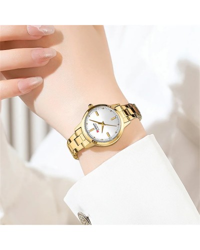 Купить Curren 9094 Gold-White