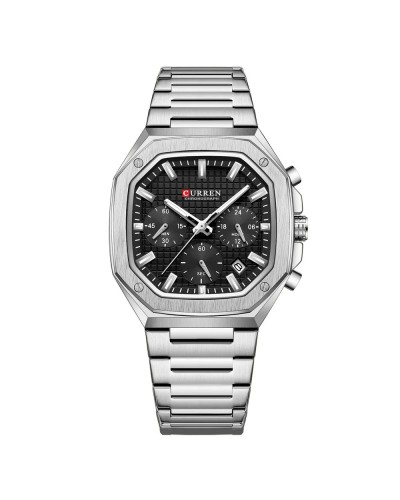 Купить Curren 8459 Silver-Black
