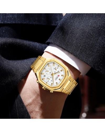 Купить Curren 8459 Gold-White
