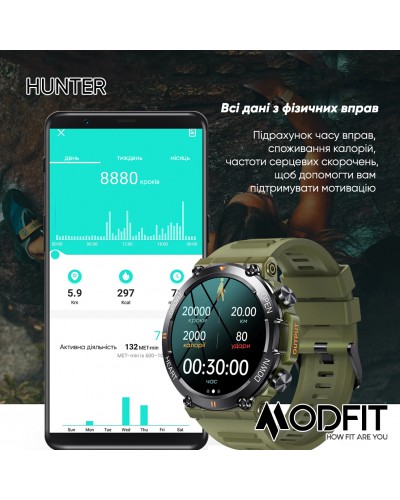 Купити Modfit Hunter All Black 36 мм.