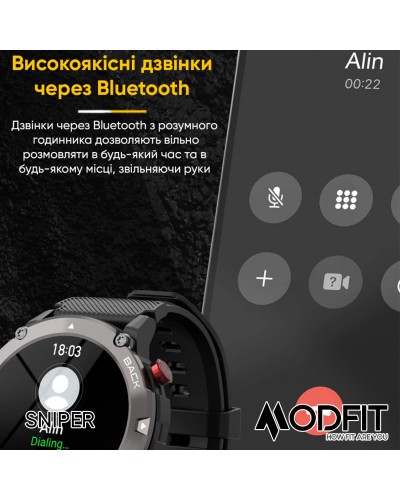 Купити Modfit Sniper Black-Silver 36 мм.