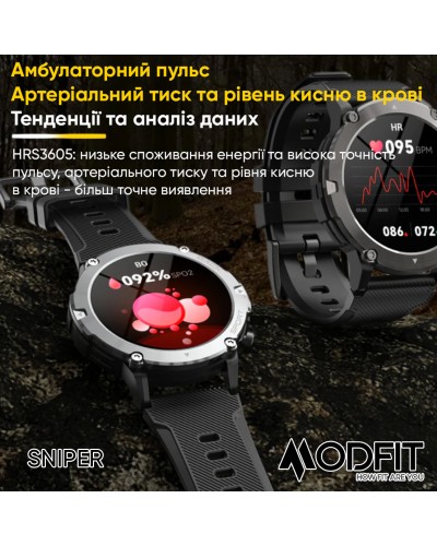 Купити Modfit Sniper Black-Silver 36 мм.