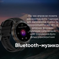 Розумний годинник Modfit Base T2 Silver зі сріблястим корпусом, AMOLED дисплеєм та захистом IP67