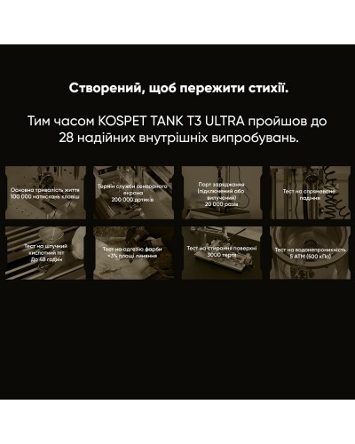 Купить Kospet TANK T3 ULTRA Silver