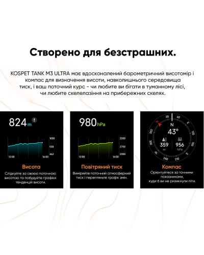 Купить Kospet TANK M3 ULTRA Black