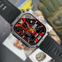 Чоловічий розумний годинник Modfit Navi Compass Black з AMOLED дисплеєм та компасом