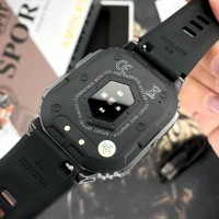 Чоловічий розумний годинник Modfit Navi Compass Black з AMOLED дисплеєм та компасом