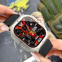 Розумний годинник Modfit Navi Compass Silver-Black з AMOLED дисплеєм та вбудованим компасом