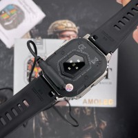 Розумний годинник Modfit Navi Compass Silver-Black з AMOLED дисплеєм та вбудованим компасом