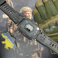 Розумний годинник Modfit Navi Compass Ultra Silver-Black з AMOLED дисплеєм та компасом