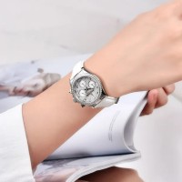 Жіночий годинник Pagani Design PD-1730 Silver-White з хронографом та сапфіровим склом