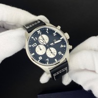 Чоловічий годинник Pagani Design PD-1703 Silver-Black з сапфіровим склом та хронографом SEIKO VK67
