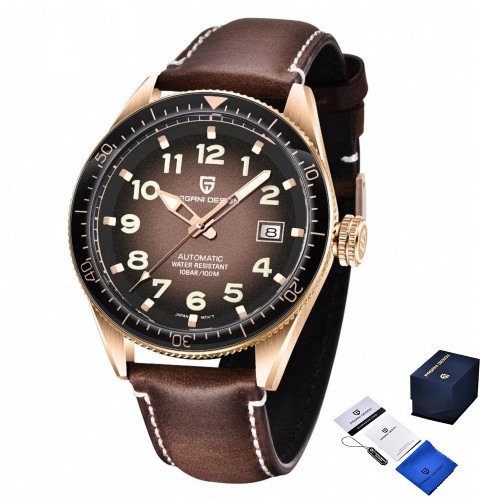 Купити Pagani Design PD-1649 Rose Gold-Brown Купити Pagani Design PD-1649 Rose Gold-Brown