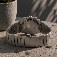 Чоловічий годинник Pagani Design PD-1761 Silver-Black з сапфіровим склом та механізмом SEIKO VK63