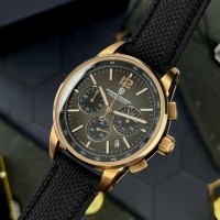 Чоловічий годинник Pagani Design YS008 Rose Gold-Black з сапфіровим склом та хронографом
