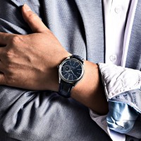 Чоловічий годинник Pagani Design PD-1689 Silver-Blue-Blue з сапфіровим склом та механізмом SEIKO