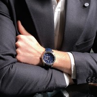 Чоловічий годинник Pagani Design PD-1689 Silver-Blue-Blue з сапфіровим склом та механізмом SEIKO