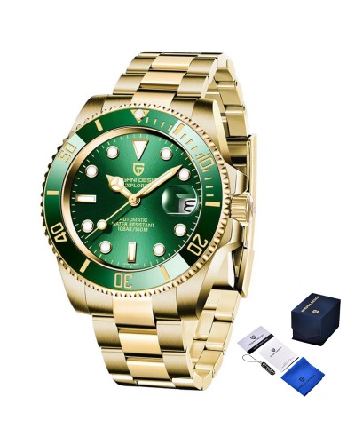 Купити Pagani Design PD-1661 Yellow Gold-Green