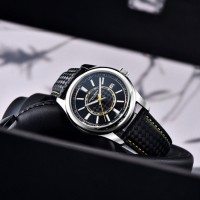Чоловічий механічний годинник Pagani Design PD-1778 Silver-Yellow з сапфіровим склом та механізмом Seiko NH35