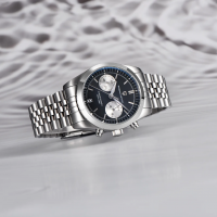 Чоловічий годинник Pagani Design PD-1775 Silver-Black з сапфіровим склом та механізмом Seiko VK64