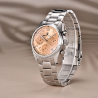 Чоловічий годинник Pagani Design PD-1773 Silver-Pink з сапфіровим склом та механізмом Seiko VK63