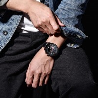 Чоловічий годинник Pagani Design PD-1779 Black-Red з сапфіровим склом та механізмом Seiko VK63