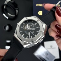 Чоловічий механічний годинник Pagani Design PD-YS010 Silver-Black з сапфіровим склом та автопідзаводом