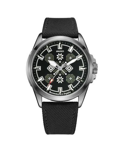 Купить Awarder Embroidery Silver-Army Green Black Battery 10ATM