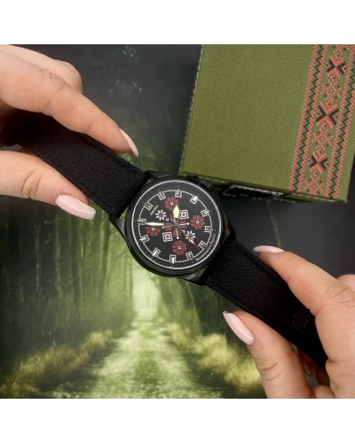 Купить Awarder Embroidery Black-Red Black Battery 10ATM