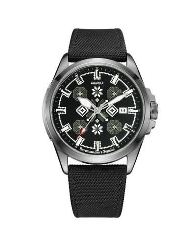 Купить Awarder Embroidery Silver-Army Green Black Automatic 10ATM