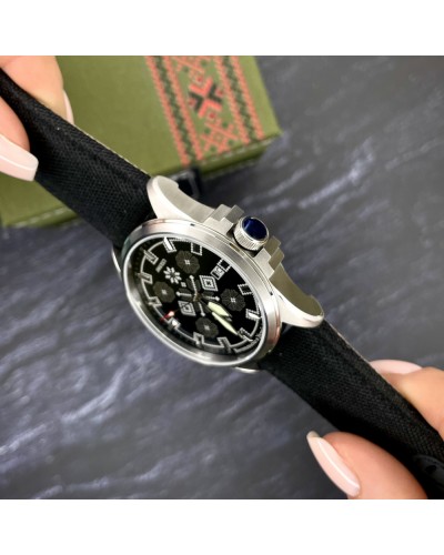 Купить Awarder Embroidery Silver-Army Green Black Automatic 10ATM