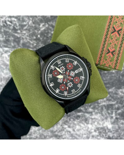 Купить Awarder Embroidery Black-Red Black Automatic 10ATM