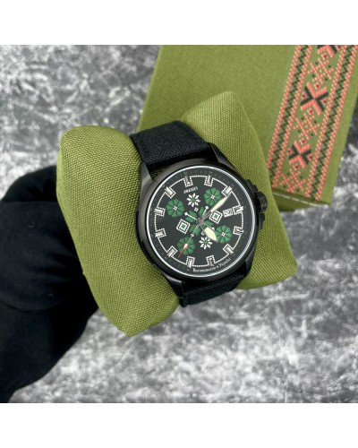 Купить Awarder Embroidery Black-Green Black Automatic 10ATM
