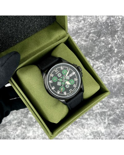 Купить Awarder Embroidery Black-Green Black Automatic 10ATM