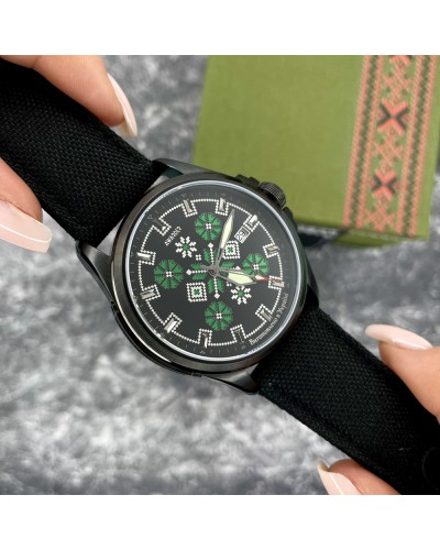 Купить Awarder Embroidery Black-Green Black Automatic 10ATM