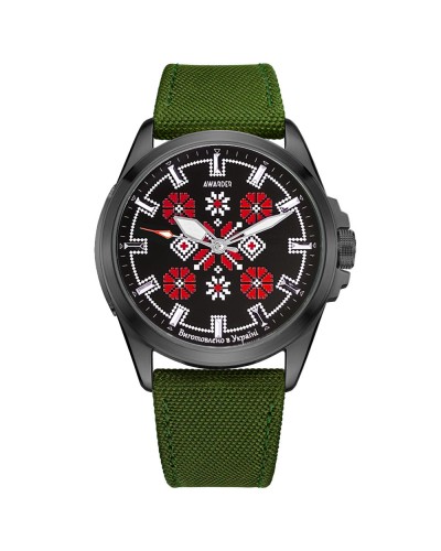 Купить Awarder Embroidery Black-Red Green Battery 10ATM