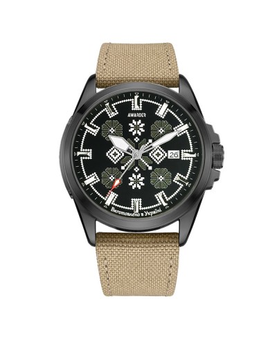 Купить Awarder Embroidery Black-Army Green Khaki Automatic 10ATM