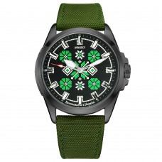 Awarder Embroidery Black-Green Green  Battery 10ATM