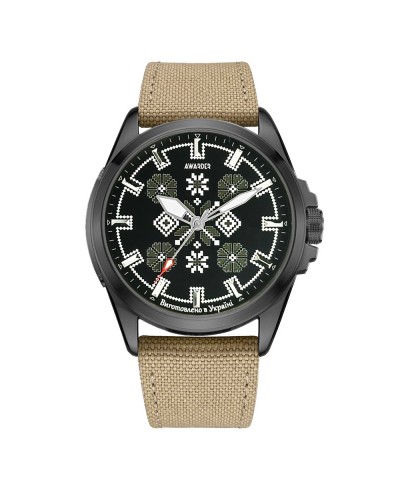 Купить Awarder Embroidery Black-Army Green Khaki Battery 10ATM