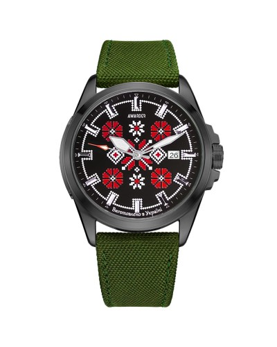 Купить Awarder Embroidery Black-Red Green Automatic 10ATM