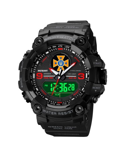 Купить Patriot 001RDDSNS ДСНС Чорні з червоним + Коробка.