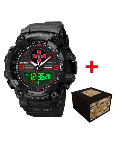 Купить Patriot 001RDZSU ЗСУ Чорні з червоним + Коробка.