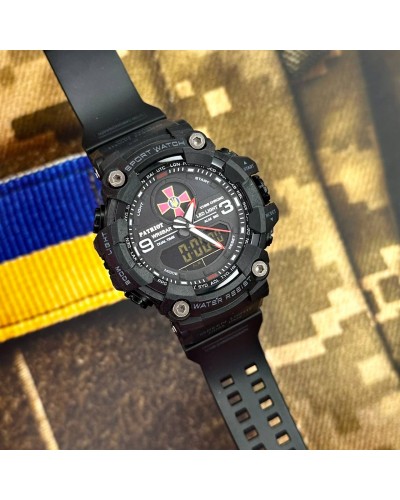 Купить Patriot 001RDZSU ЗСУ Чорні з червоним + Коробка.