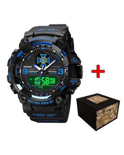 Купити Patriot 001BUSBU СБУ Чорні з синім + Коробка.