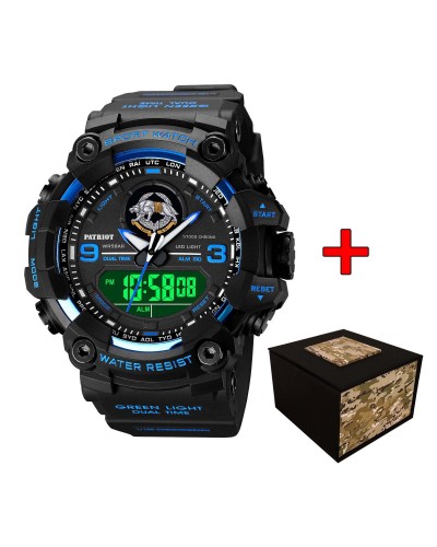 Купити Patriot 001BUSSO ССО Чорні з синім + Коробка