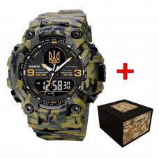 Patriot 001CMGRUAGD Тризуб золото Зелений камуфляж + Коробка.