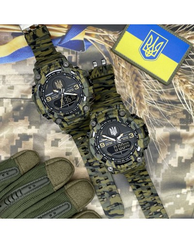 Купити Patriot 001CMGRUAGD Тризуб золото Зелений камуфляж + Коробка.