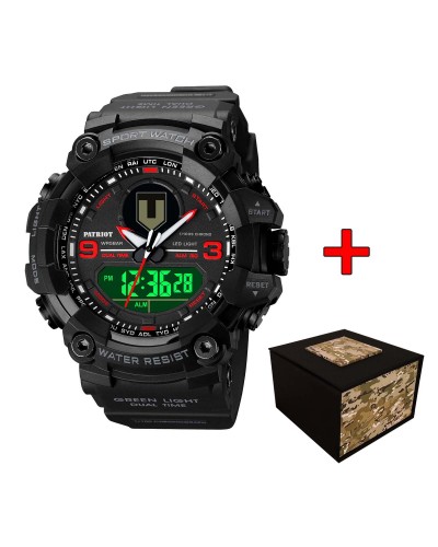 Купити Patriot 001RDTRO ТРО Чорні з червоним + Коробка.